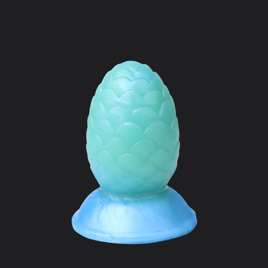 Dragon Dildo™ | Tiamat Egg Butt Plug Color: Deep Blue