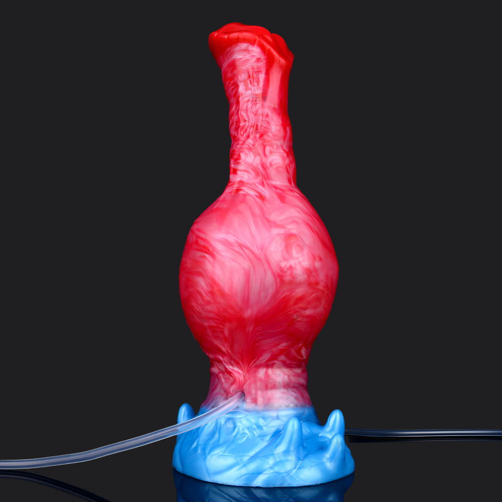 Dragon Dildo™ | Karkadann - Ejaculating Inflatable Dildo Colour: Red
