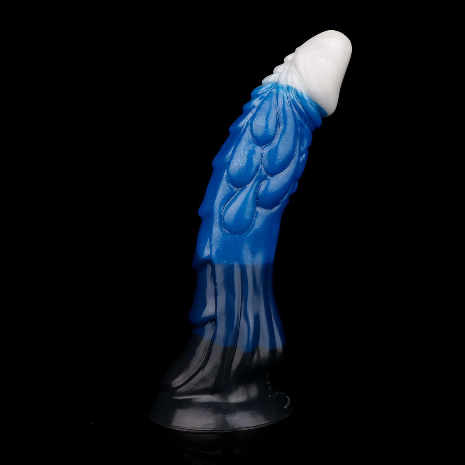 Nidhoggr dragon dildo in the Voidstrike colourway -- platinum silicone -- Dragon Dildo®