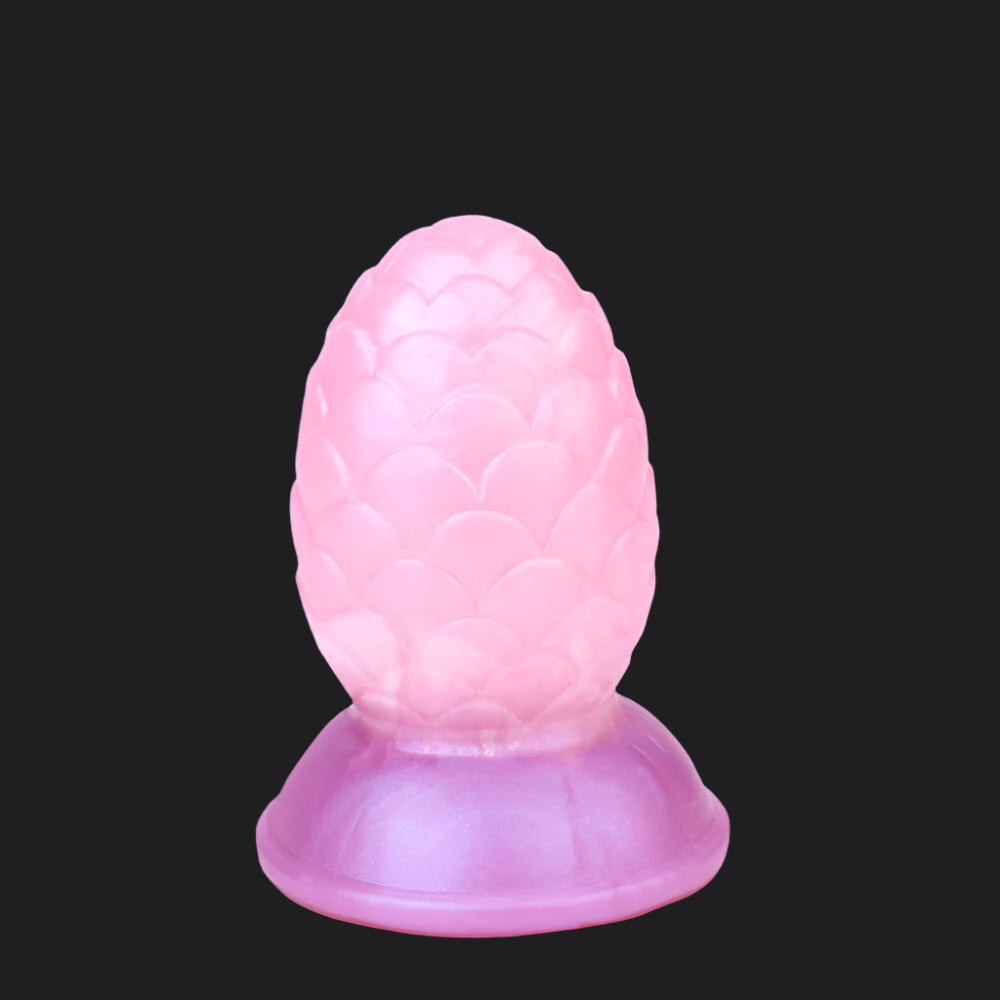 Dragon Dildo™ | Tiamat Egg Butt Plug Color: pink