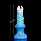 Ceto ovipositor in the Tideborn colourway -- platinum silicone -- Dragon Dildo®