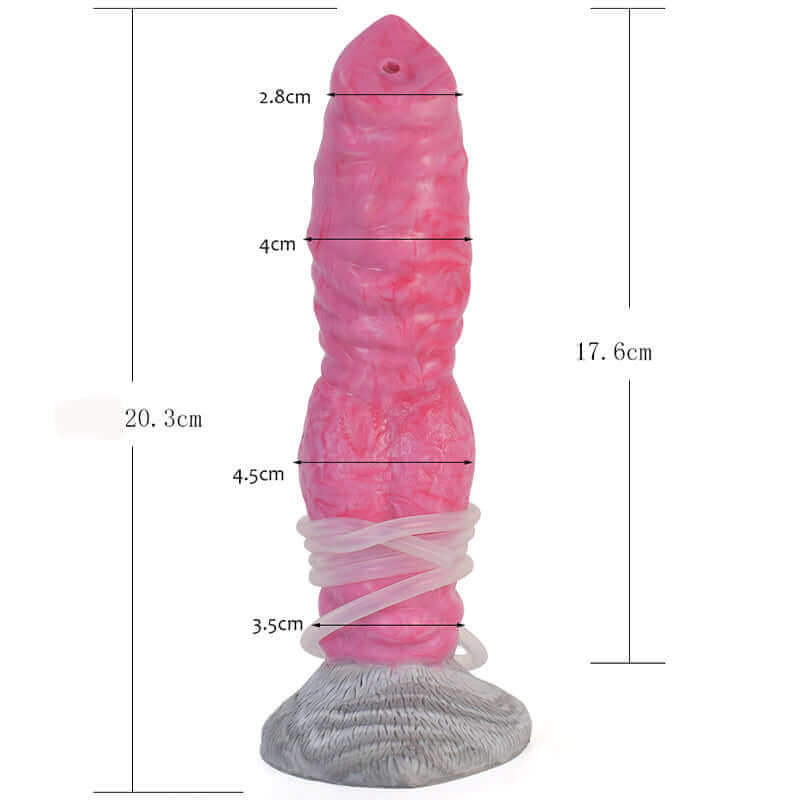 Dragon Dildo™ | Ejaculating Wolf Dildo Colour: Pink