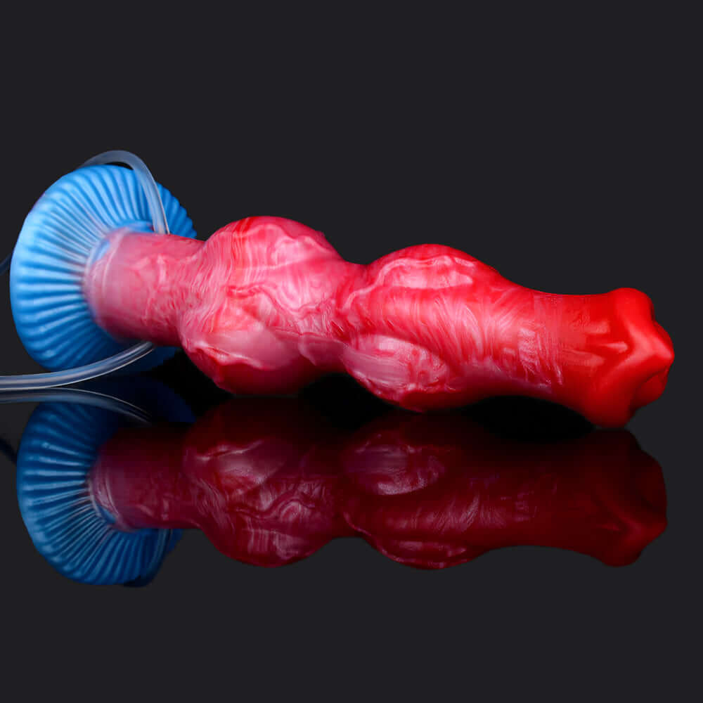 Dragon Dildo™ | Grootslang - Ejaculating Inflatable Dildo M Colour: Red