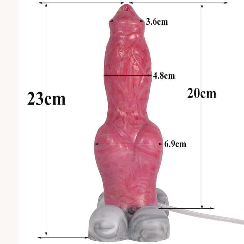 Dragon Dildo™ | German Shepherd - Ejaculating Dildo Colour: Pink