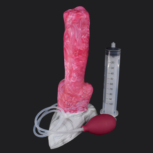 Dragon Dildo™ | Hell Hound - Ejaculating Dildo Colour: Pink