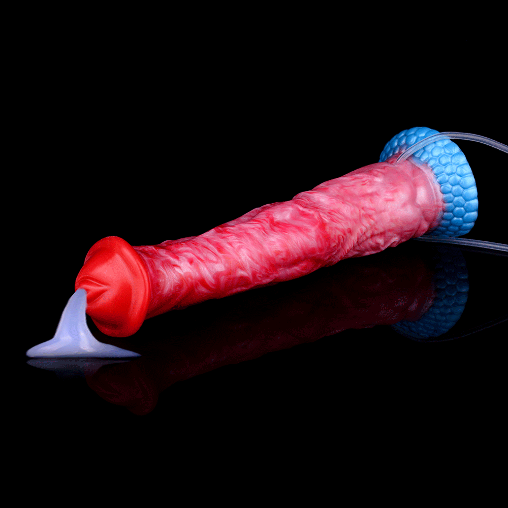 Dragon Dildo™ | Black Caviar - Ejaculating Inflatable Dildo Colour: Red