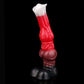 Pyrois horse dildo in the Bloodmoon colourway -- platinum silicone -- Dragon Dildo®