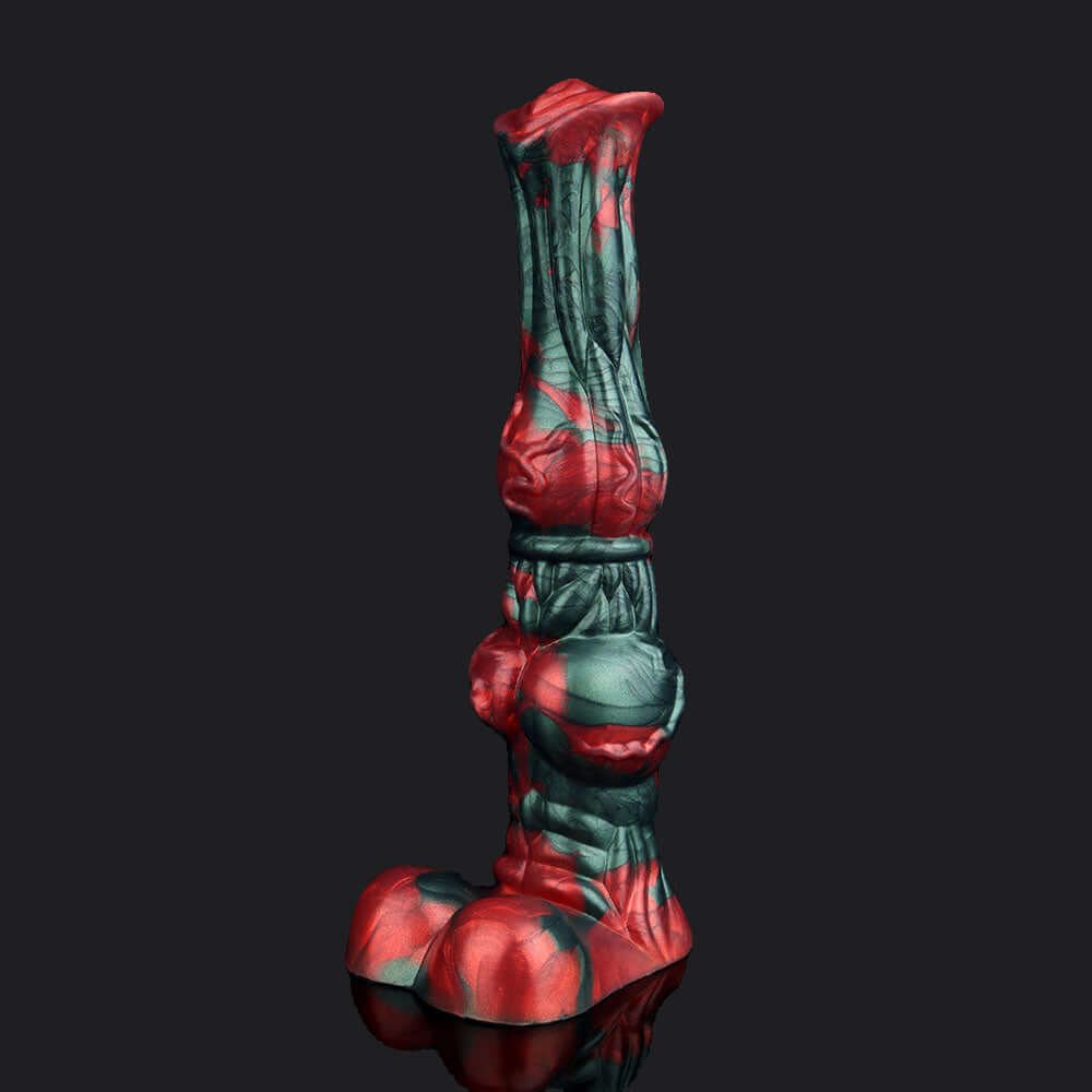 Horse Dildo - Zenyatta, Limited Edition Crimson Chaos, 26 cm for bold fantasy stimulation