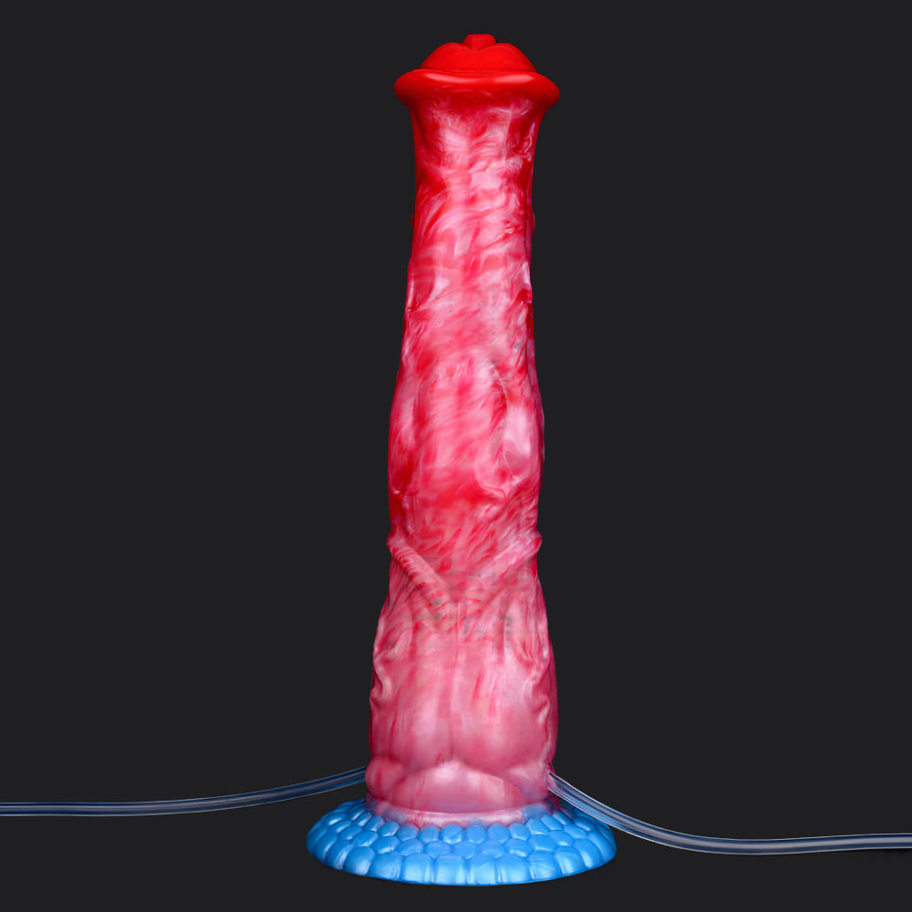 Dragon Dildo™ | Black Caviar - Ejaculating Inflatable Dildo Colour: Red