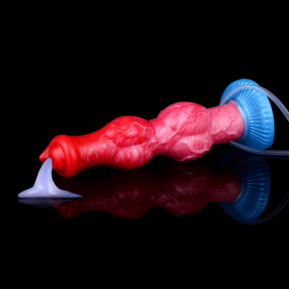 Dragon Dildo™ | Grootslang - Ejaculating Inflatable Dildo M Colour: Red