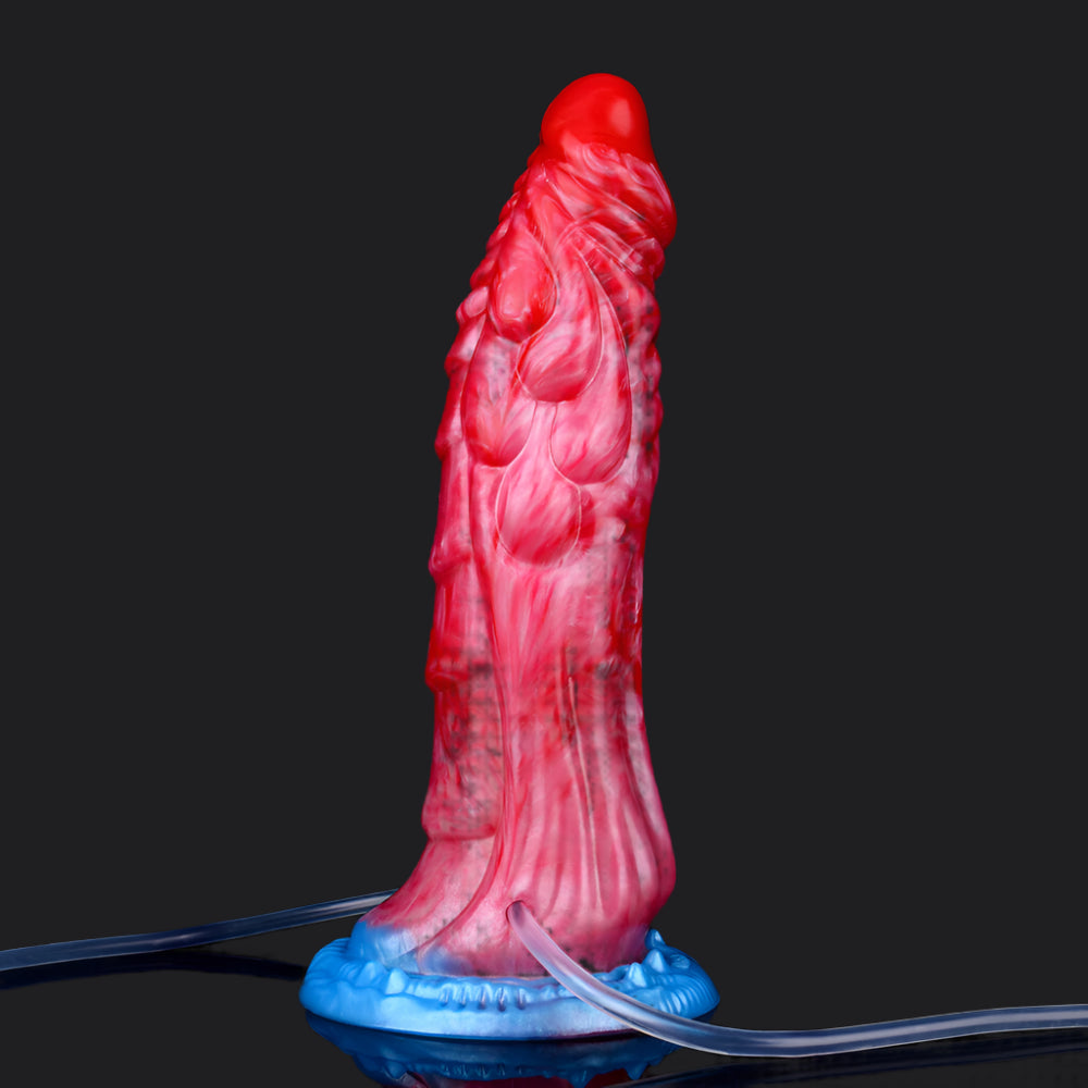 Dragon Dildo™ | Black Dragon - Ejaculating Inflatable Dildo Colour: Red