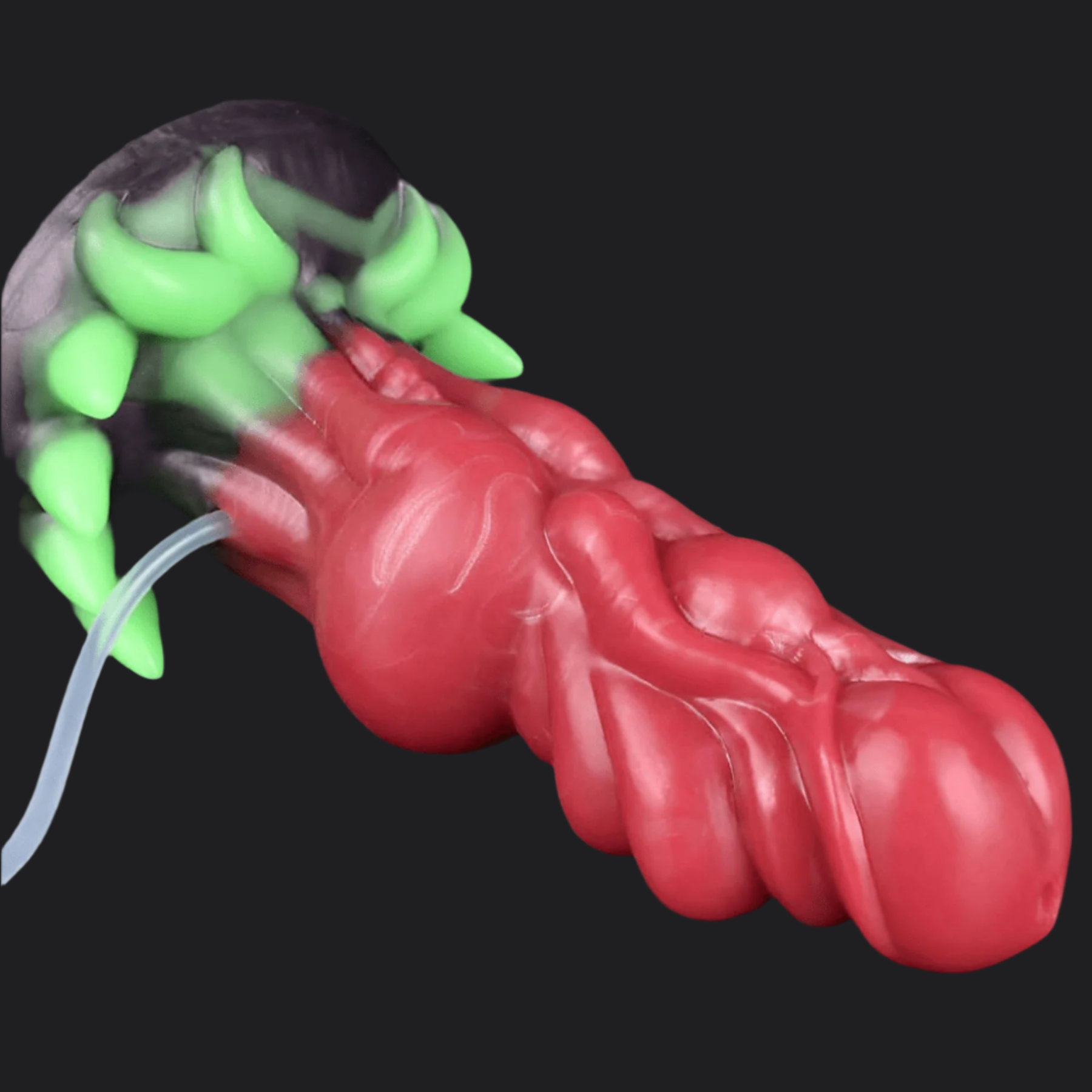 Dragon Dildo™ | Swamp Monster Grendel - Ejaculating Dildo Colour: Red
