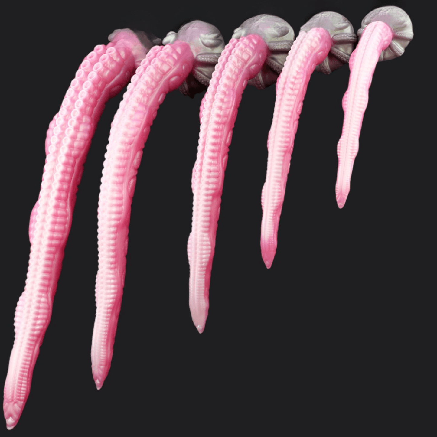 Colorful dragon dildo with intricate design and a flared base, ideal for adventurous users.