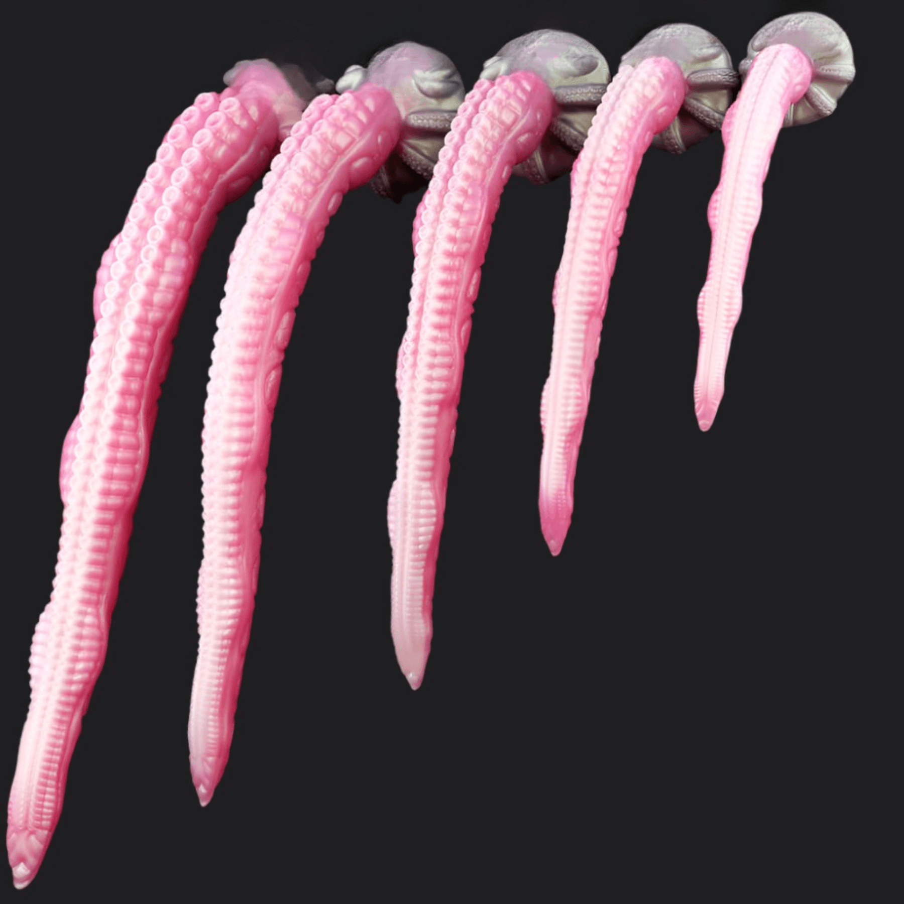 Colorful dragon dildo with intricate design and a flared base, ideal for adventurous users.