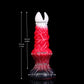 Lamia ovipositor in the Bloodmoon colourway -- platinum silicone -- Dragon Dildo®