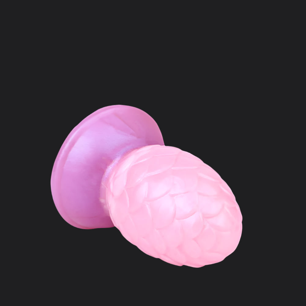Dragon Dildo™ | Tiamat Egg Butt Plug Color: pink