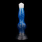 Gytrash monster dildo in the Voidstrike colourway -- platinum silicone -- Dragon Dildo®