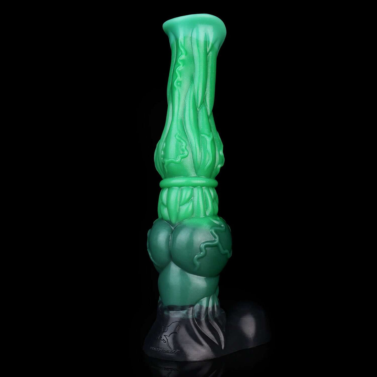 Areion horse dildo in the Verdantclaw colourway -- platinum silicone -- Dragon Dildo®