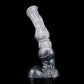 Hrimfaxi horse dildo in the Stormpeak colourway -- platinum silicone -- Dragon Dildo®