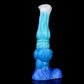 Kelpie horse dildo in the Tideborn colourway -- platinum silicone -- Dragon Dildo®