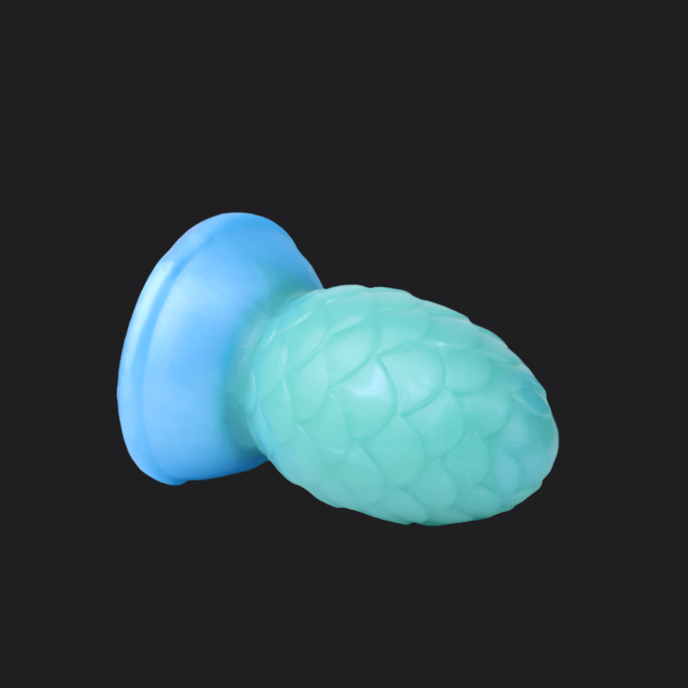 Dragon Dildo™ | Tiamat Egg Butt Plug Color: Deep Blue