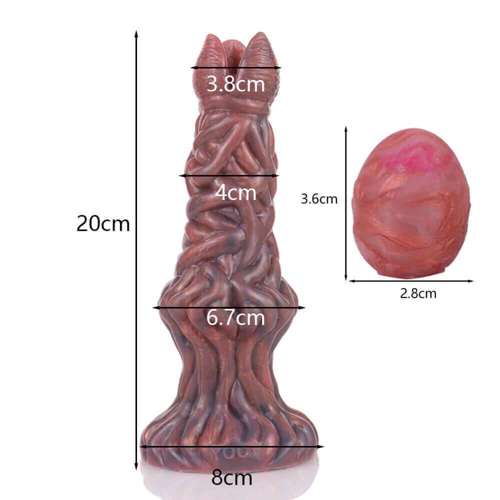 Dragon Dildo™ | Pandora Ovipositor Alien Dildo Without Pump Colour: Brown