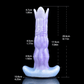 Trilobite Ovipositor Alien Dildo in purple silicone, 20.6 cm long, 4.9 cm diameter, ideal for fantasy play.