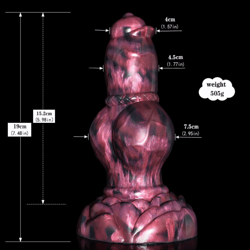 Dragon Dildo™ | Canine Dildo - Batt Colour: Canine