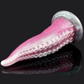 Pink octopus tentacle dildo with suction base for wild fantasies and blended orgasms.