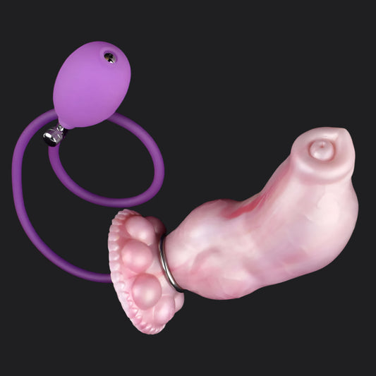 Dragon Dildo® | Inflatable Dog Dildo - Bulldog Colour: Realistic