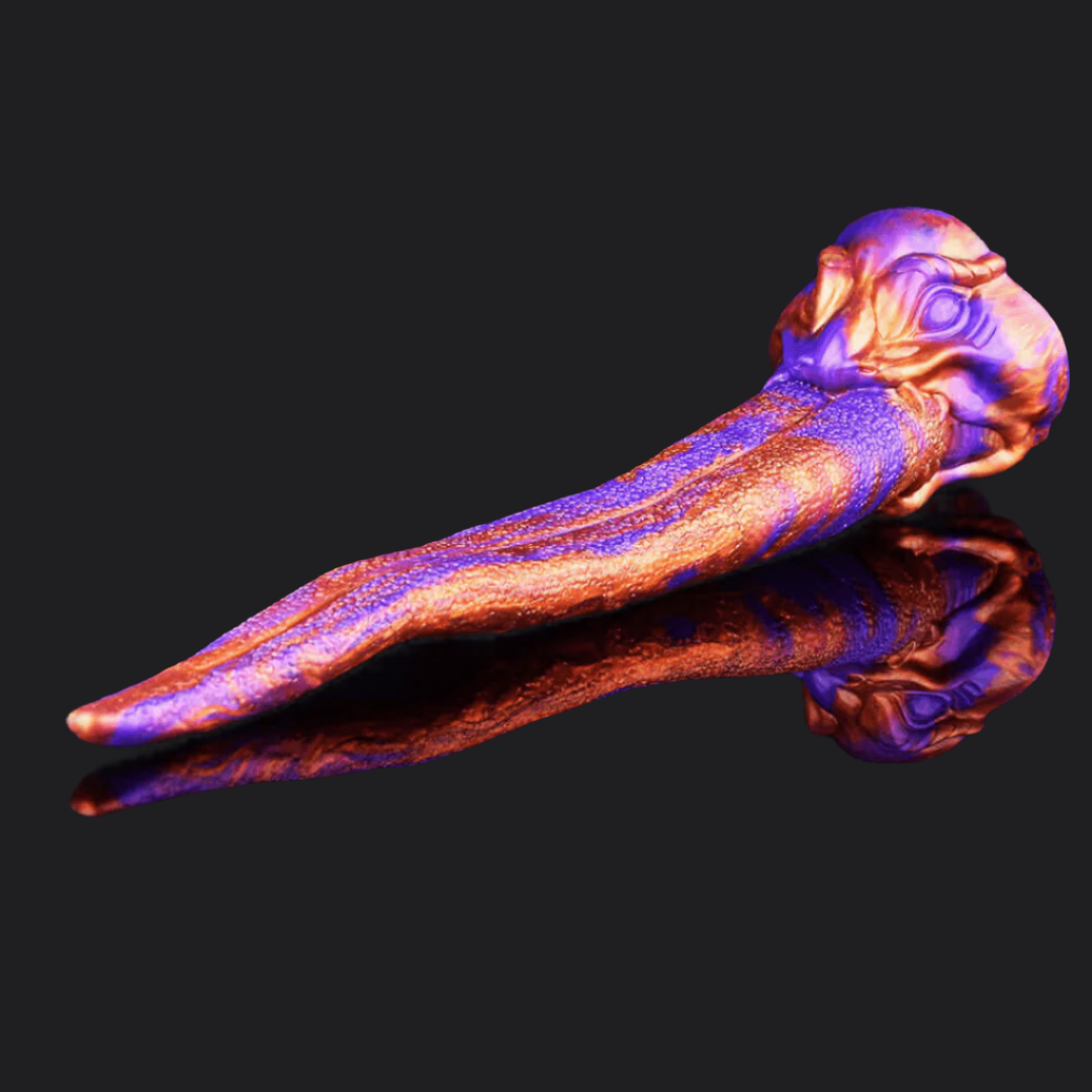 Dragon Dildo™ | Demon King's Tongue Dildo Colour: Purple & Orange