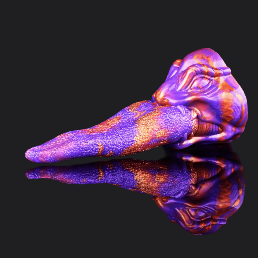 Dragon Dildo™ | Demon's Tongue Colour: Purple & Orange