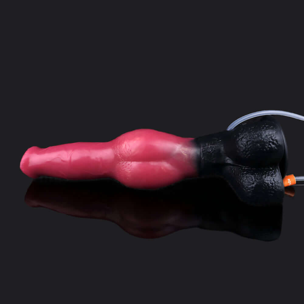 Dragon Dildo™ | Orthrus – Ejaculating Inflatable Dog Dildo Colour: Shadowflame