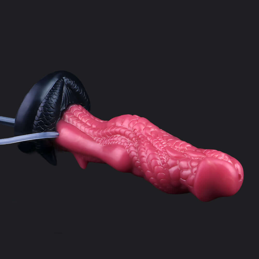 Dragon Dildo™ | Maleficent - Ejaculating Inflatable Dildo Colour: Shadowflame