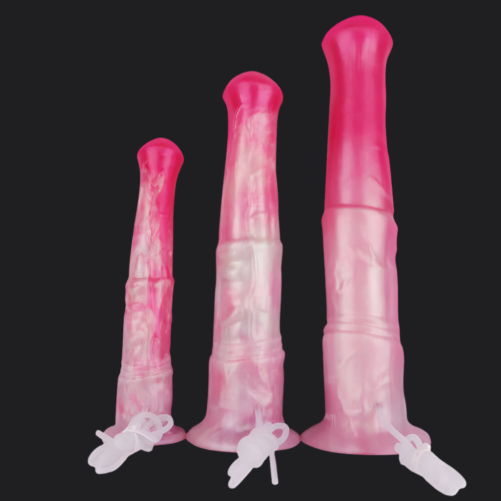 Dragon Dildo™ | Horse Dildo - Bucephalus Ejaculating (Bigger) Colour: Hot Pink
