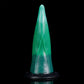 Afanc tentacle dildo in the Verdantclaw colourway -- platinum silicone -- Dragon Dildo®