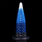 Charybdis tentacle dildo in the Voidstrike colourway -- platinum silicone -- Dragon Dildo®