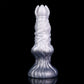 Angrboda ovipositor in the Stormpeak colourway -- platinum silicone -- Dragon Dildo®