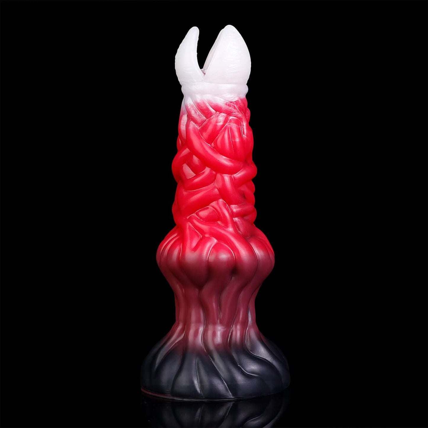 Lamia ovipositor in the Bloodmoon colourway -- platinum silicone -- Dragon Dildo®