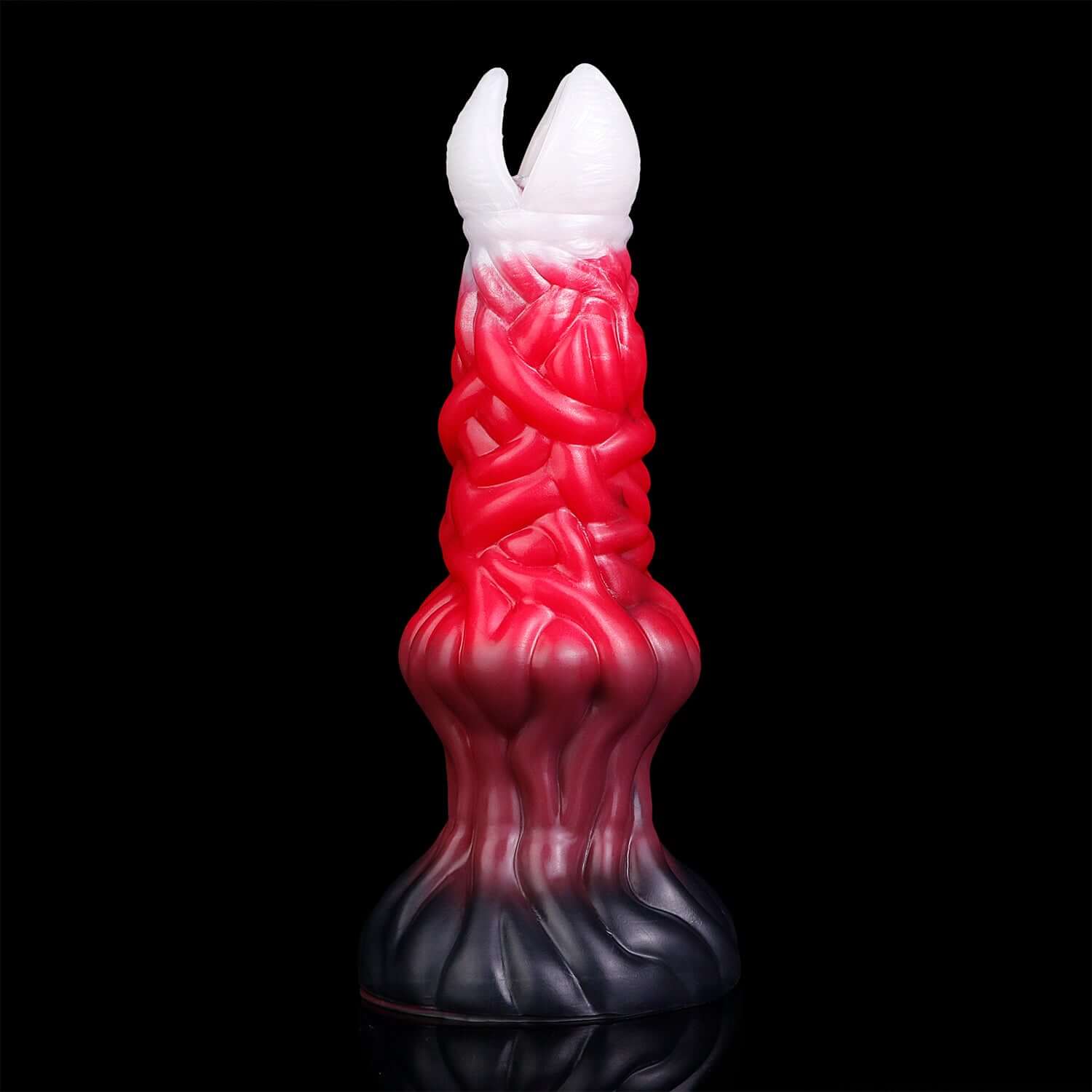 Lamia ovipositor in the Bloodmoon colourway -- platinum silicone -- Dragon Dildo®