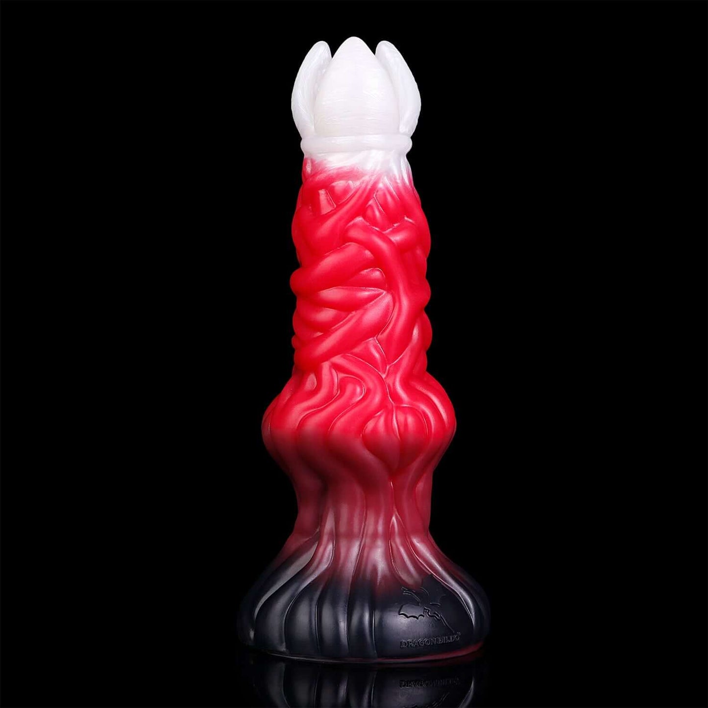 Lamia ovipositor in the Bloodmoon colourway -- platinum silicone -- Dragon Dildo®