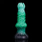 Jorogumo ovipositor in the Verdantclaw colourway -- platinum silicone -- Dragon Dildo®