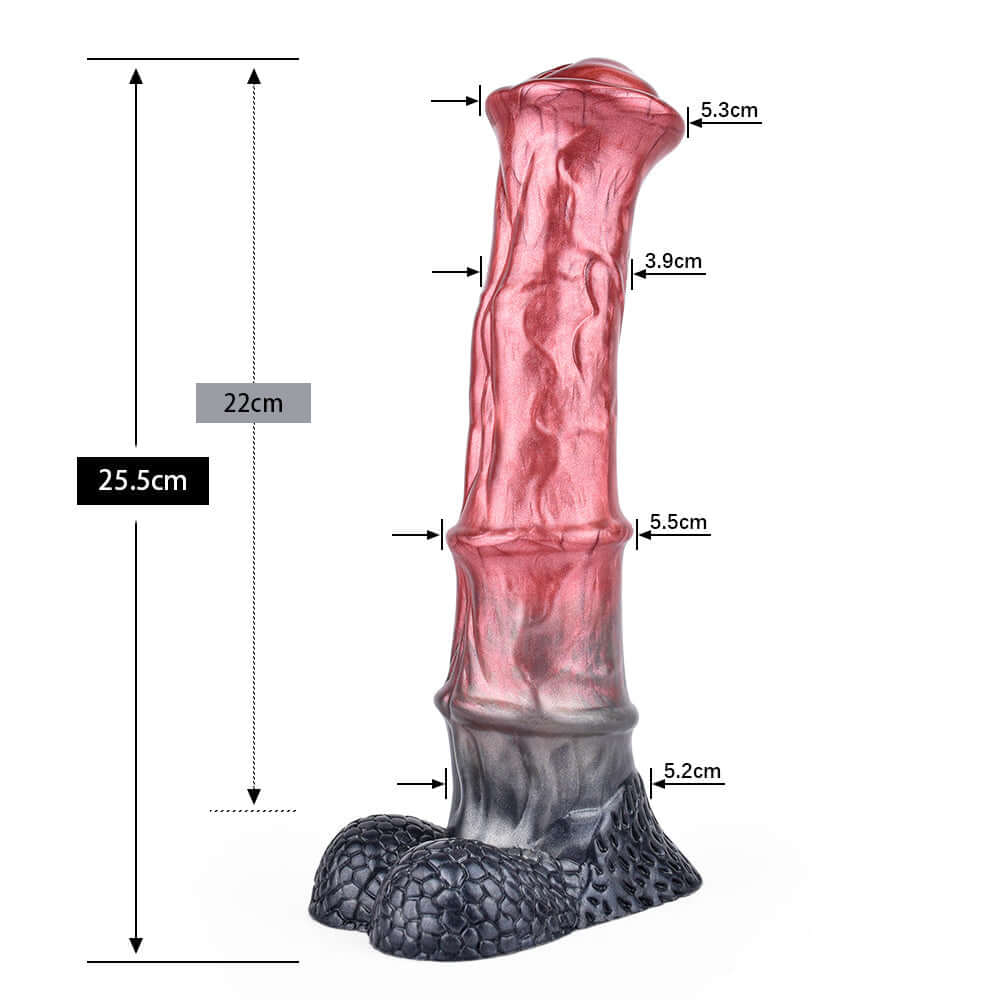 Dragon Dildo™ | Akhal Tekes Horse Dildo - Eclipse Colour: Akhal Tekes