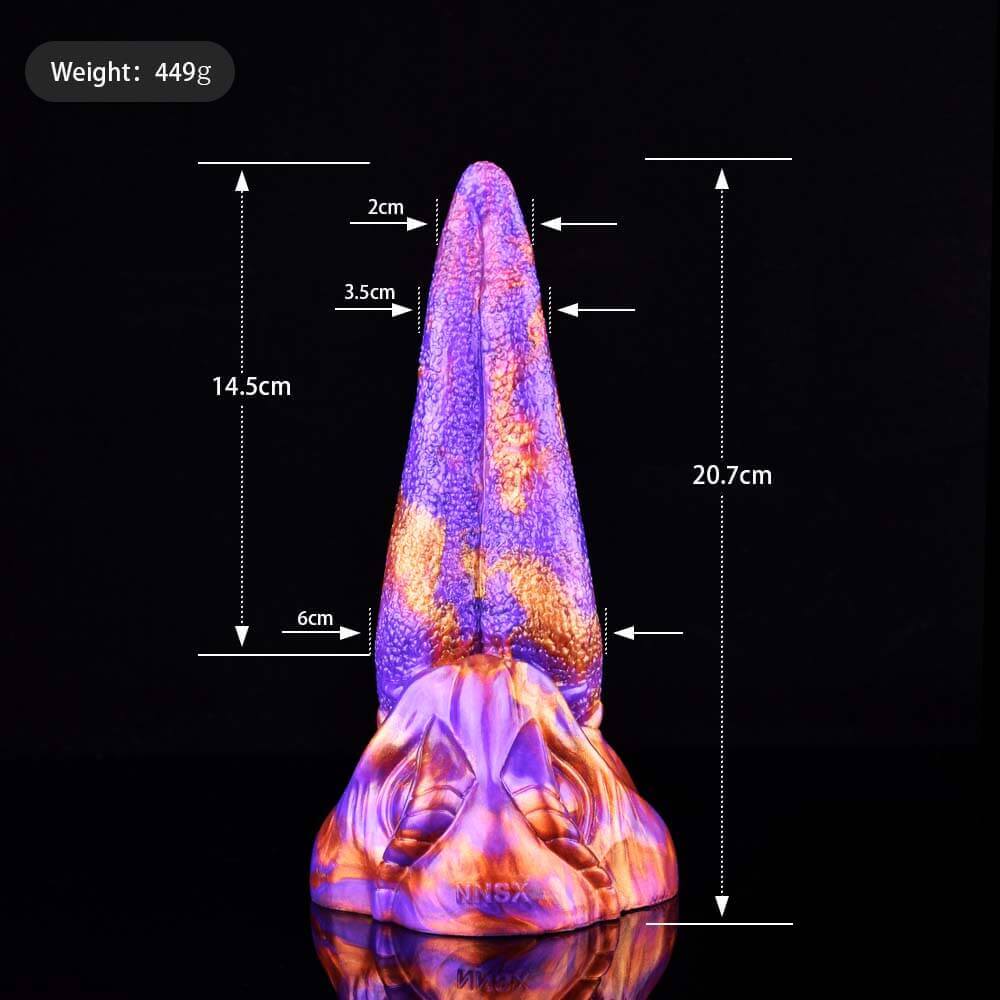 Dragon Dildo™ | Demon's Tongue Colour: Purple & Orange