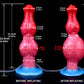 Dragon Dildo™ | Grootslang - Ejaculating Inflatable Dildo M Colour: Red