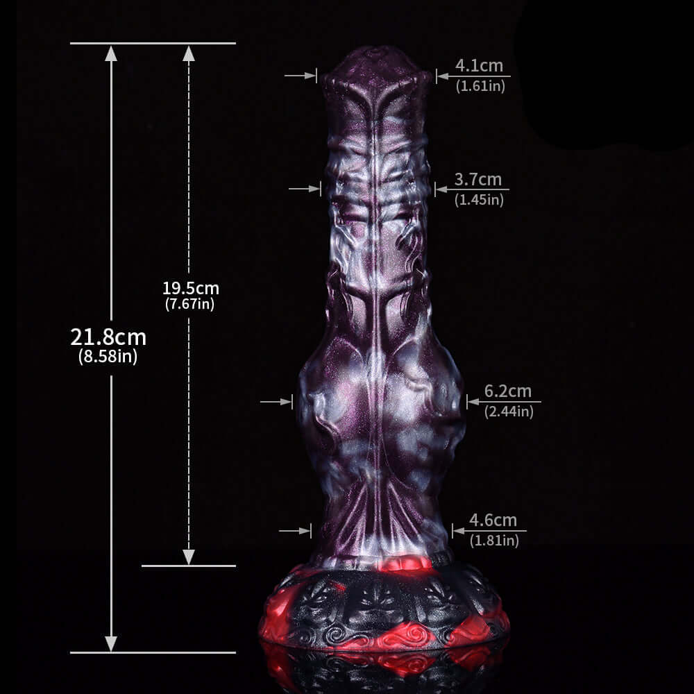 Dragon Dildo™ | Dark Ice Monster Dildo - Chiron Colour: Dark Ice Monster