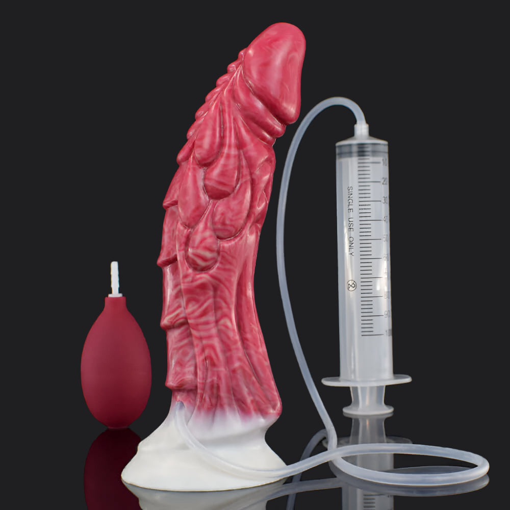 Dragon Dildo™ | Black Dragon - Ejaculating Dildo Colour: Red