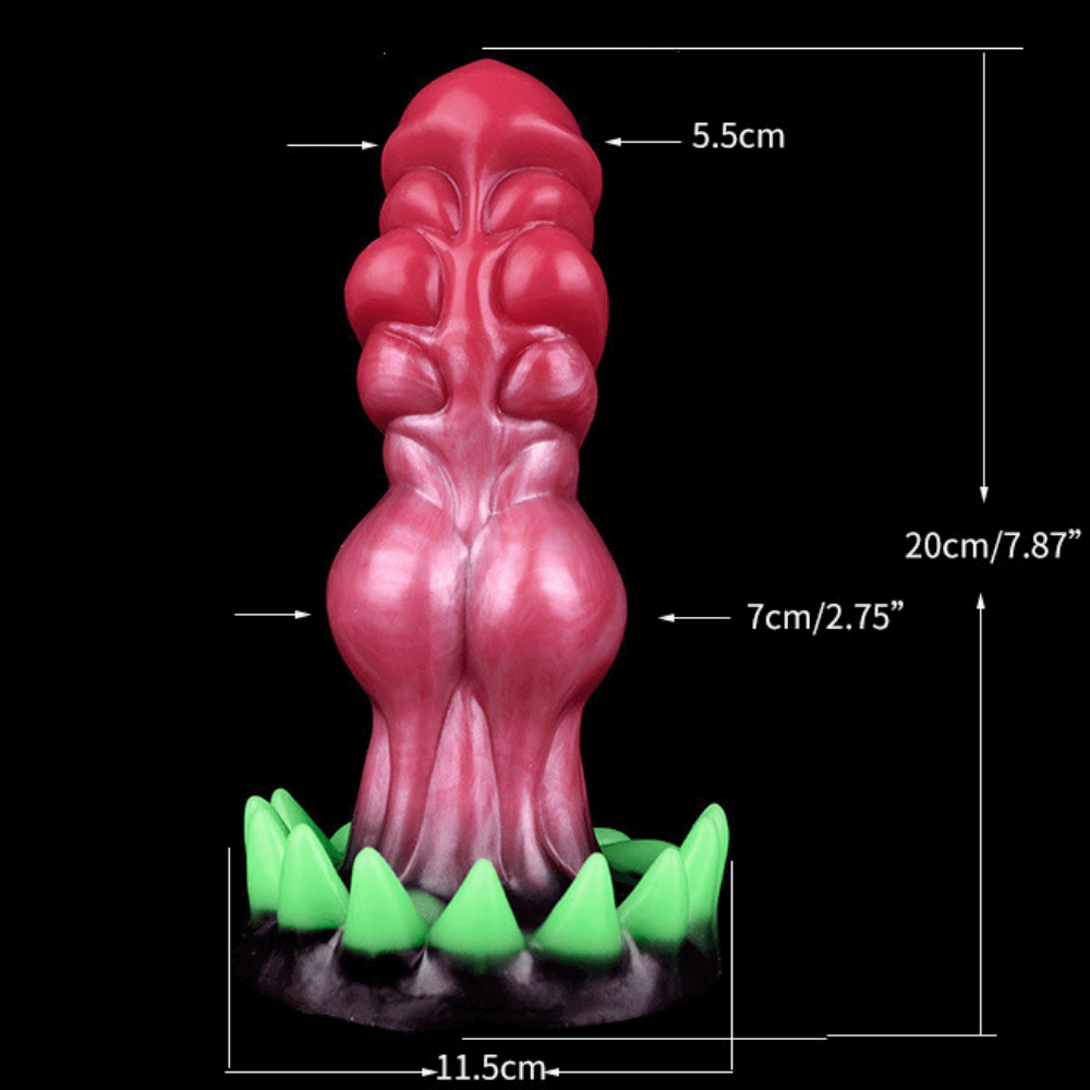 Dragon Dildo™ | Swamp Monster Grendel - Ejaculating Dildo Colour: Red