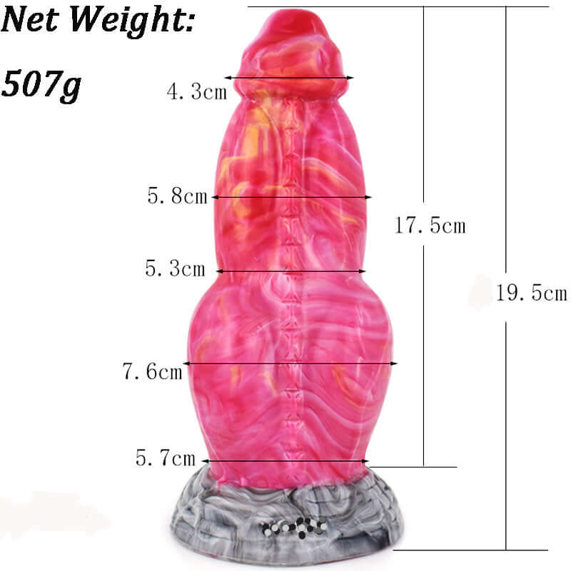Dragon Dildo™ | Ananta-Shesha Dragon Dildo Color: Ruby Scale