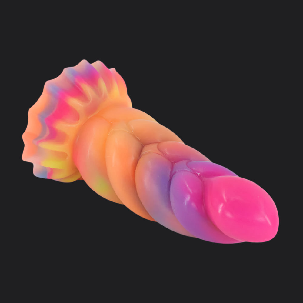 Dragon Dildo™ | Ovomorph Alien Butt Plug Color: Rainbow